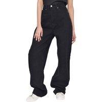 Smart Living Women's Women's 90s Wide Leg High Waist Jeans - Classic, Stylish & Versatile in Black | Size: 8