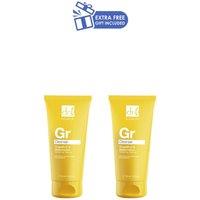 Dr. Botanicals Women's Anti-Ageing Grapefruit & Watermelon Refreshing Cleanser Duo Pack in White