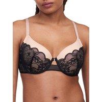 Chantelle Women's Midnight Flowers Covering T-Shirt Bra in Black | Size: 34E