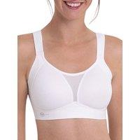 Anita Women's Smart Control Sports Bra in White | Size: 48D