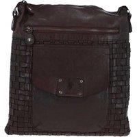 Ashwood Leather Women's Real Leather Vintage Medium Shoulder Bag in Black