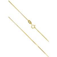 Raina Jewels Women's 22ct Yellow Gold Solid Foxtail Chain Necklace 18 inches 0.6mm Width