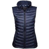 TEE JAYS Women's Zepelin Padded Body Warmer in Mid Navy | Size: 3XL