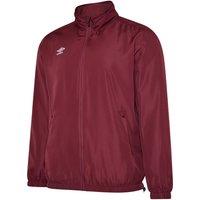 Umbro Boy's Club Essential Light Waterproof Jacket in Burgundy | Size: 11-12 Years