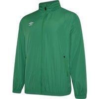 Umbro Boy's Club Essential Light Waterproof Jacket in Emerald | Size: 11-12 Years