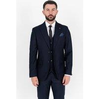 V2 Classic Men's George Three Piece Navy Suit | Size: 44R