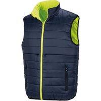 Result Men's Safeguard Reversible Soft Padded Safety Gilet in Yellow | Size: 3XL