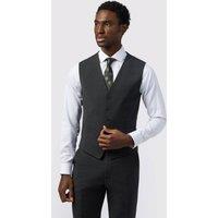 Alexandre Silver Label Men's Eldon Charcoal Waistcoat in Grey | Size: 48R