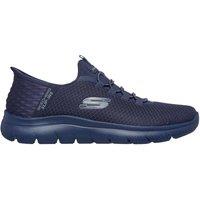 Skechers Men's Summits Mesh Slip-Ins Sneaker Dark Navy Mesh | Size: 12