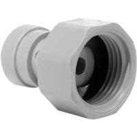 John Guest 3/8 x 3/8 BSP Female Adaptor - PI451213S in White
