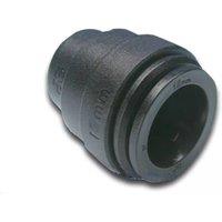 John Guest 12mm Ring Main End Stop - PM4612E for Plumbing in Black