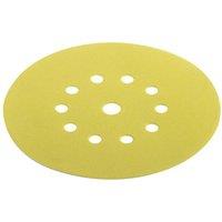 Flex Power Tools D225-10 Sf-P150 Ve12 Xtreme Sandpaper Disc 225mm X P 150 12 Pack in Yellow