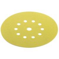 Flex Power Tools D225-10 Sf-P80 Ve12 Xtreme Sandpaper Disc 225mm X P 80 12 Pack in Yellow