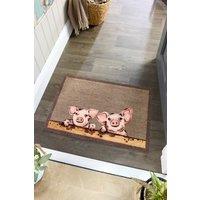 My Mat Nylon Indoor Pattern My Piglets | Size: 50 cm x 75 cm