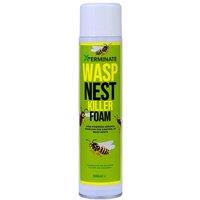 Xterminate Wasp Nest Killer Spray Foam Powerful 5m Long Reach Outdoor & Indoor in White | Size: 1 Pack