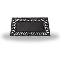 Marco Paul Black Rubber Door Mat Frame | Size: 45 cm x 75 cm