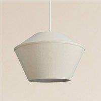 CGC Lighting Celest Beige Spherical Cotton Fabric 30cm Lampshade