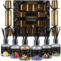 kreativekraft Christmas Crackers 6 Pack Scented Reed Diffuser Inside Gift