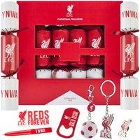 Liverpool FC Christmas Cracker Liverpool Xmas Gift in Red | Size: 6 Pack