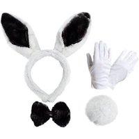I Love Fancy Dress Black Rabbit Set With Gloves