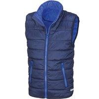 Result Core Sleeveless Zip Up Bodywarmer in Navy | Size: XL