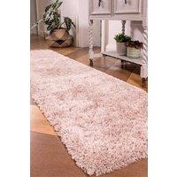 Kukoon Runner Rug Blush Pink Super Soft Shaggy Long Hallway Rugs | Size: 60 cm x 240 cm