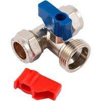 Securplumb Washing Machine Tap in Metallic Silver