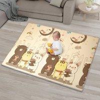 Yum Yums 200x150cm Soft Waterproof Baby Play Mat - Kitty Play Time Design | Size: 200x150 cm