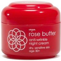 Ziaja Rose Butter Anti-Wrinkle Night Cream 50ml in White