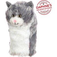 Daphne's Animal Driver Headcover- Grey & White Cat