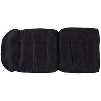 Living and Home 125CM x 53CM Outdoor Waterproof Seat Cushion with Fixing Straps in Black | Size: 125 cm x 53 cm