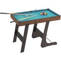AMRAP 3ft Folding Pool Table With Balls & Cues