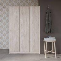 Seconique Malvern 3 Door Wardrobe in Light Stone