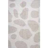 THE RUGS Moodi Pebble Design Shaggy Soft High Pile Living Room Rug & Runner in Light Beige | Size: 160 cm x 230 cm