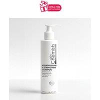 skinChemists professional Women's Keratin Repair & Strengthen Shampoo 250ml in White