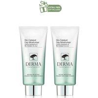Derma Treatments Women's Bio-Catalyst Day Moisturiser 50ml x 2 Duo Set in White