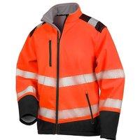 SAFE-GUARD by Result Men's Ripstop Safety Soft Shell Jacket in Burnt Orange | Size: 4XL