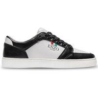 Enzo Men's Monza Low Top Trainers in Black | Size: 7