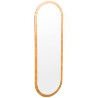 Living and Home Full Length Wall Mounted Mirror in Natural