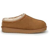 VIVA Women's Flexible Anti-Slip Sole Memory Foam Slip-On Slippers in Tan | Size: 6