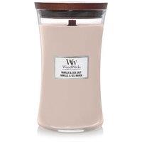 Woodwick Women's Vanilla & Sea Salt Large Candle in Pink
