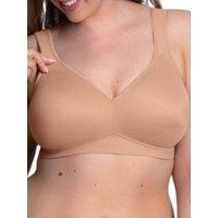 Anita Women's Twin Moulded Soft Bra in Beige | Size: 48B