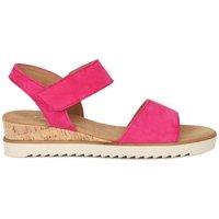 Gabor Women's 'Raynor' Low Wedge Sandals in Pink | Size: 6