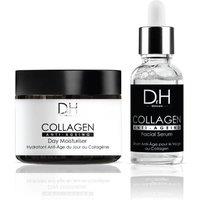 Dr H Women's Anti-Ageing Collagen Facial Serum 30ml + Collagen Anti-Ageing Day Moisturiser 60ml in White