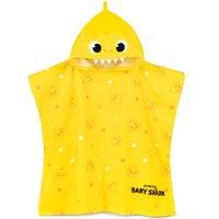 Baby Shark Novelty Character 3D Hood Kids Multicoloured Poncho Towel