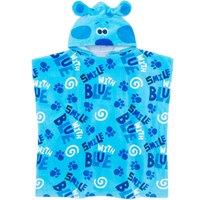 Blue's Clues & You! Kids Blue Poncho Towel