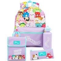 Squishmallows 4 Piece Backpack Set | Unisex Kids Purple | Official