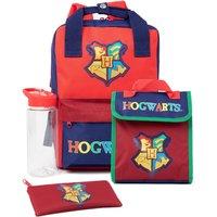 Harry Potter 4 Piece Backpack Set | Unisex Kids Red Green Blue