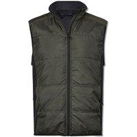 TEE JAYS Men's Hybrid Stretch Body Warmer in Dark Green | Size: Medium