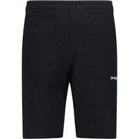 Off-White Men's Wave Out Diag Design Black Sweat Shorts | Size: Small